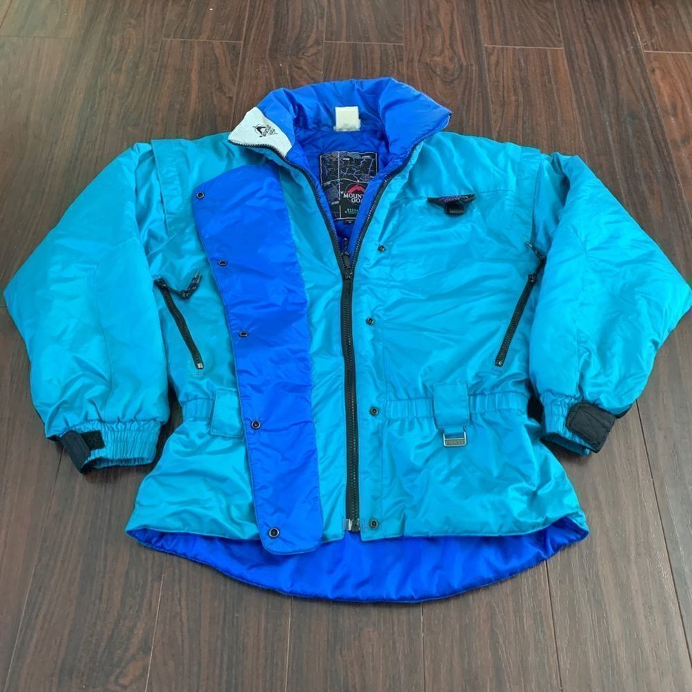 Vintage Mountain Goat Down Ski Jacket Coat Medium